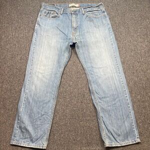 Levi 559 Relaxed Straight Jeans 38x30 Mens Blue Skater Grunge Denim Workwear
